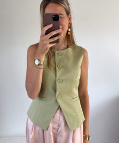 Gilet Sophie groen