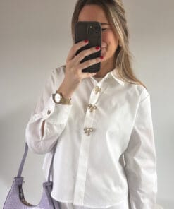 Witte damesblouse
