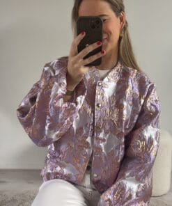 Alternative view of Lila bomber jasje