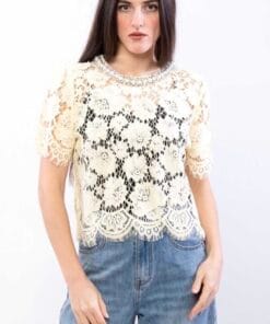 Alternative view of Kanten damestop geel