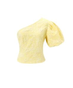 Alternative view of Gele Off-Shoulder Top – Stijlvol & Vrouwelijk