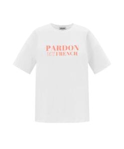 Alternative view of Oversized t-shirt wit/oranje 🧡
